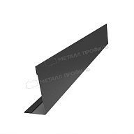 Планка угла усиливающая для забора 40х20 х 3000 (VALORI-20-DarkGrey-0.5)