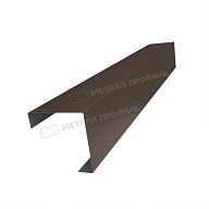 Планка угла декоративная на столб 60мм 62х62 х 3000 (VALORI-20-DarkBrown-0.5)