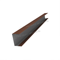Планка стойки забора 40мм 30х40 х 3000 (VALORI-20-Brown-0.5)